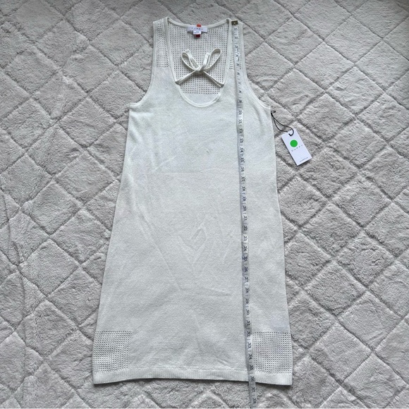 Duffy | Ivory Cover Up Knit Sweater Dress | Size Extra Small - Picture 9 of 9